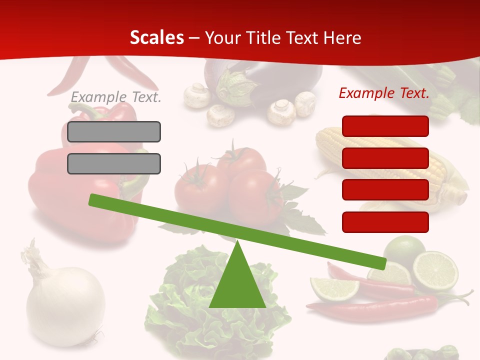 Garlic Path Lettuce PowerPoint Template