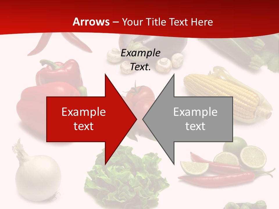 Garlic Path Lettuce PowerPoint Template