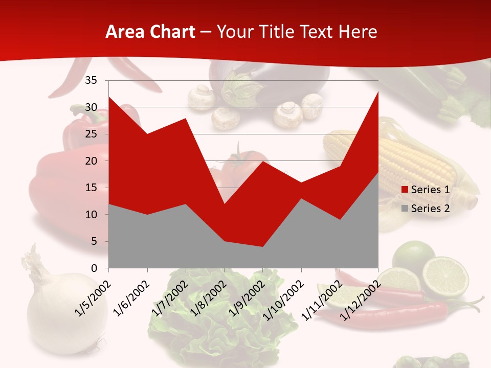 Garlic Path Lettuce PowerPoint Template