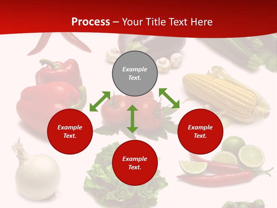 Garlic Path Lettuce PowerPoint Template