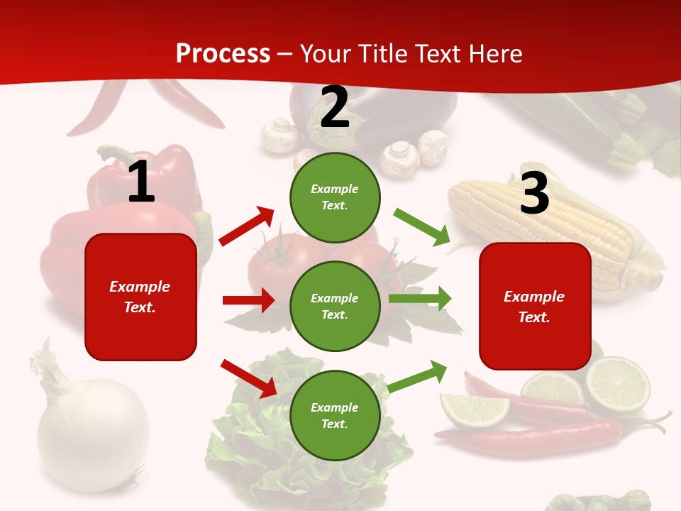 Garlic Path Lettuce PowerPoint Template