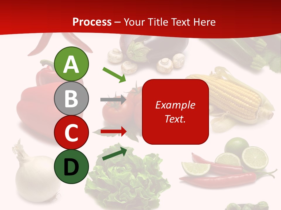 Garlic Path Lettuce PowerPoint Template