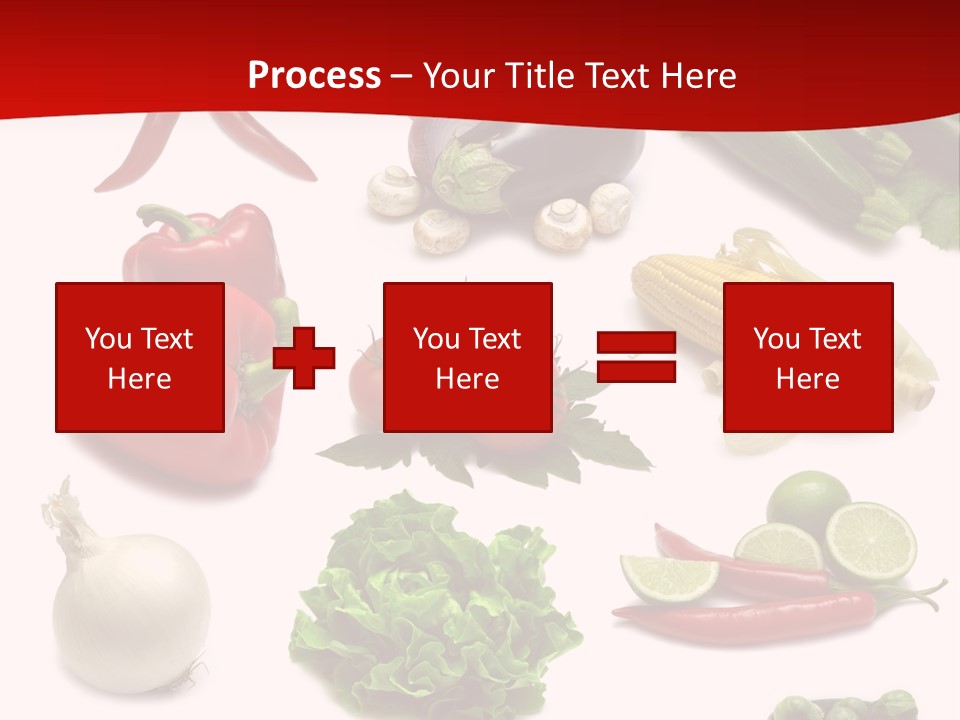 Garlic Path Lettuce PowerPoint Template