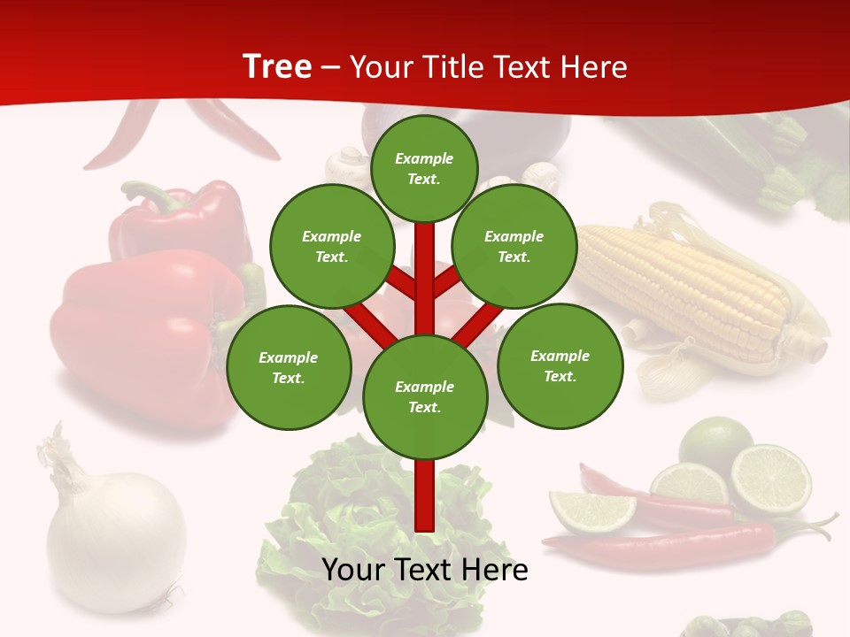 Garlic Path Lettuce PowerPoint Template