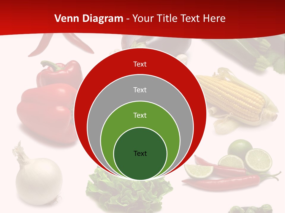 Garlic Path Lettuce PowerPoint Template