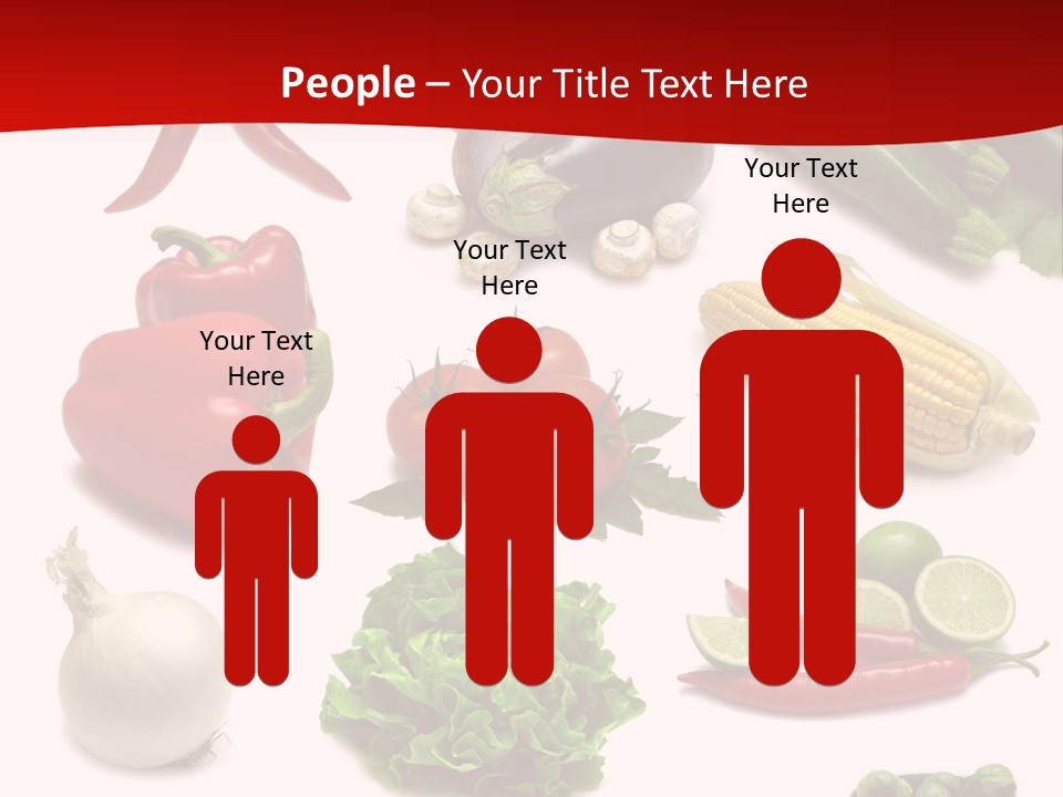 Garlic Path Lettuce PowerPoint Template