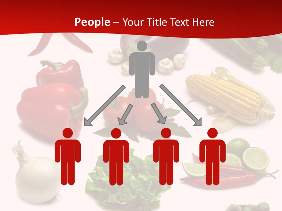 Garlic Path Lettuce PowerPoint Template