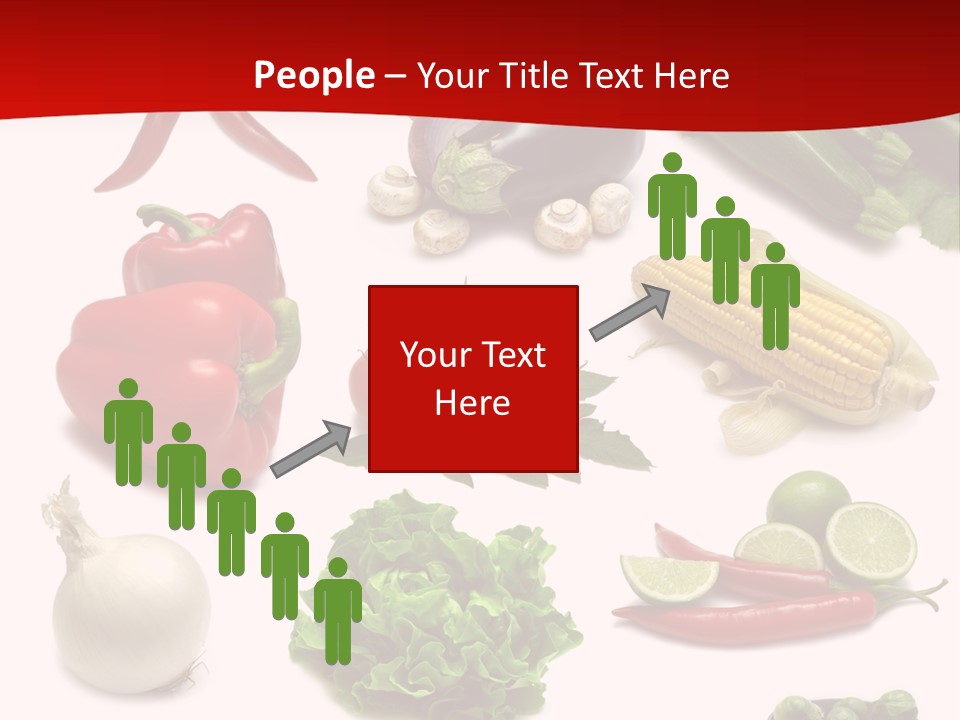 Garlic Path Lettuce PowerPoint Template