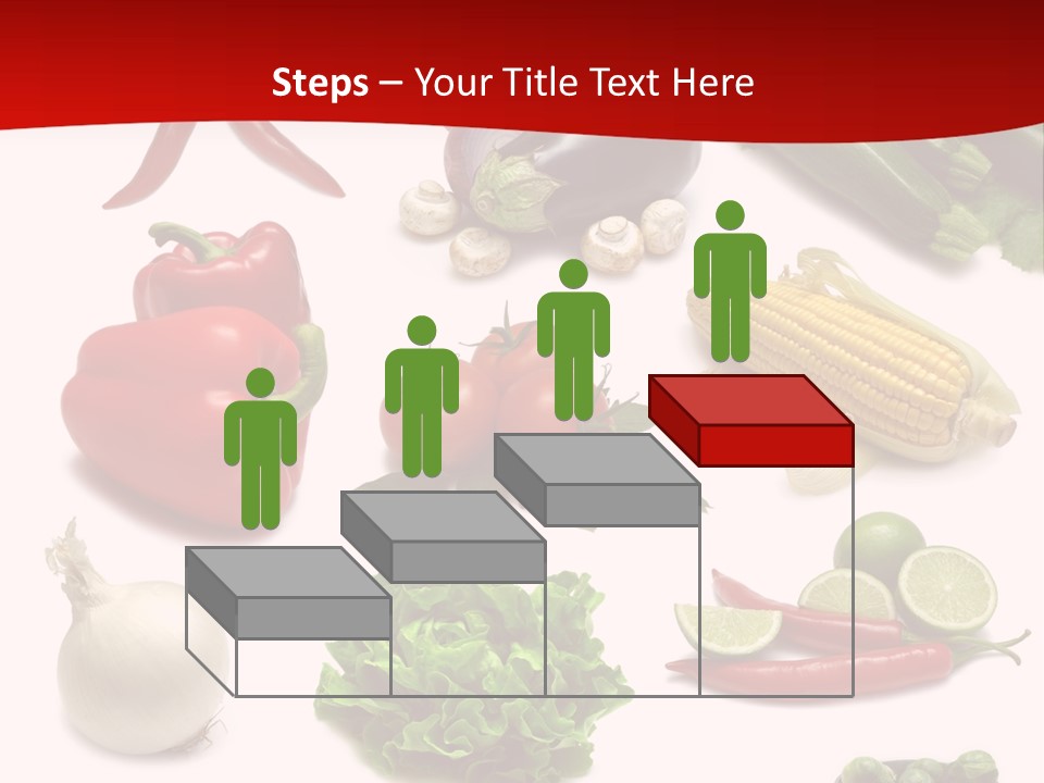 Garlic Path Lettuce PowerPoint Template