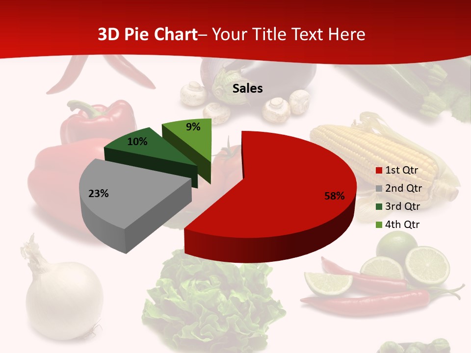 Garlic Path Lettuce PowerPoint Template