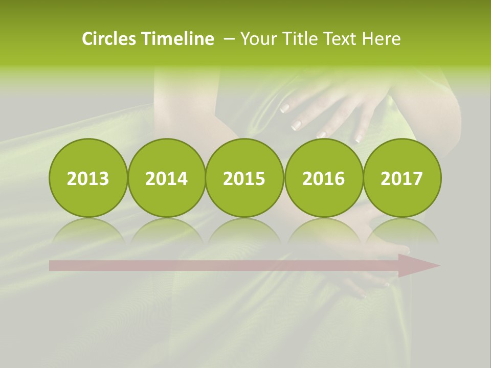 Pregnant Mother White PowerPoint Template