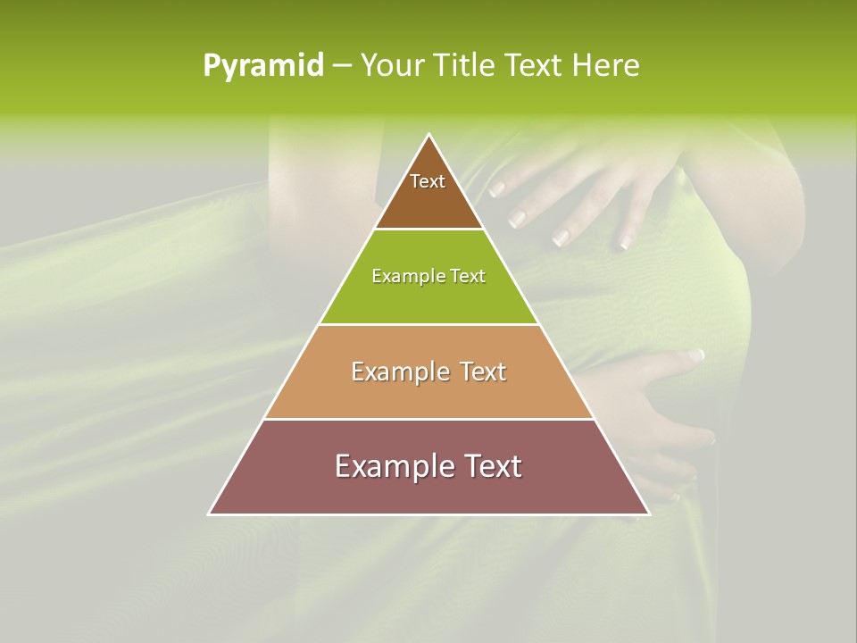 Pregnant Mother White PowerPoint Template