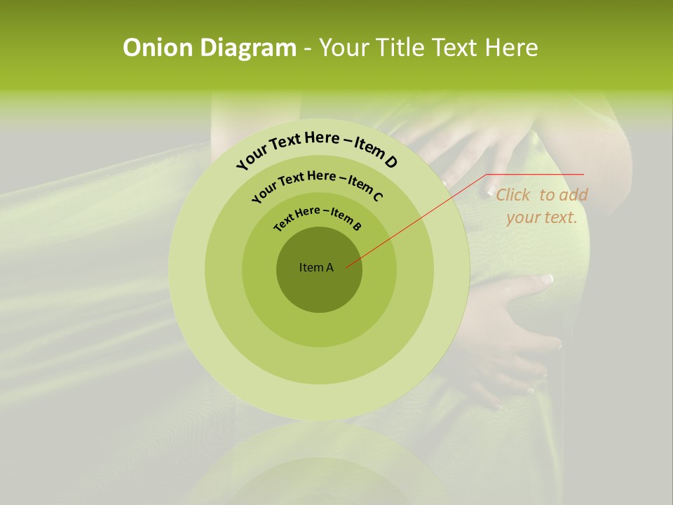 Pregnant Mother White PowerPoint Template