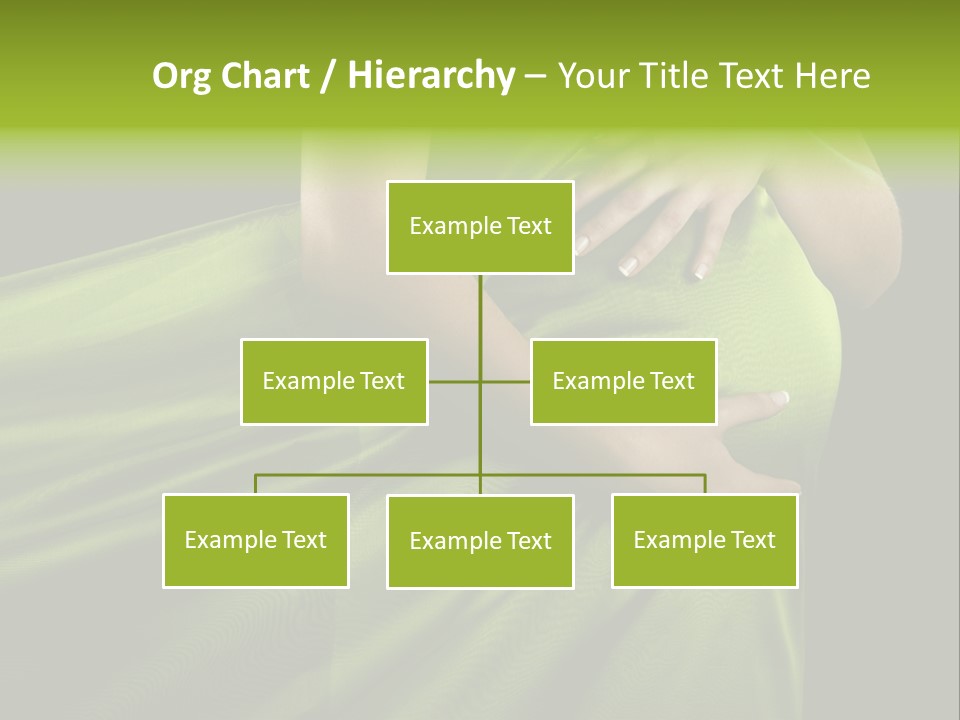 Pregnant Mother White PowerPoint Template