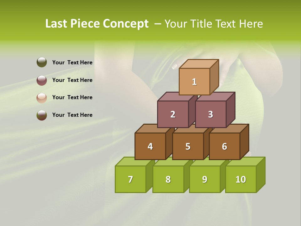 Pregnant Mother White PowerPoint Template