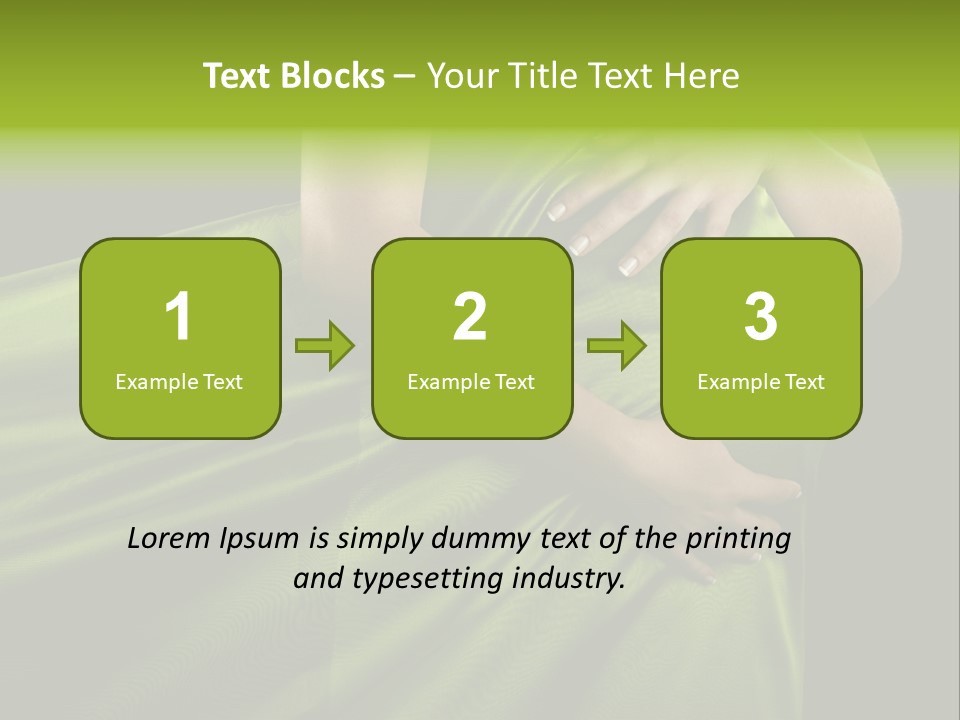 Pregnant Mother White PowerPoint Template