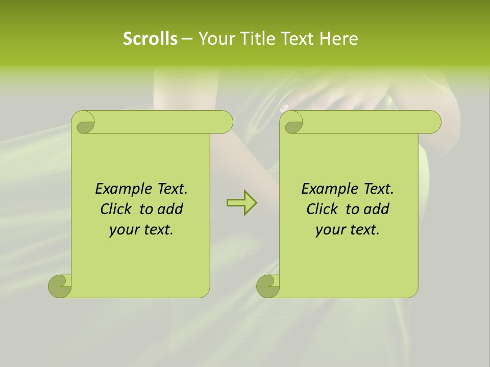 Pregnant Mother White PowerPoint Template