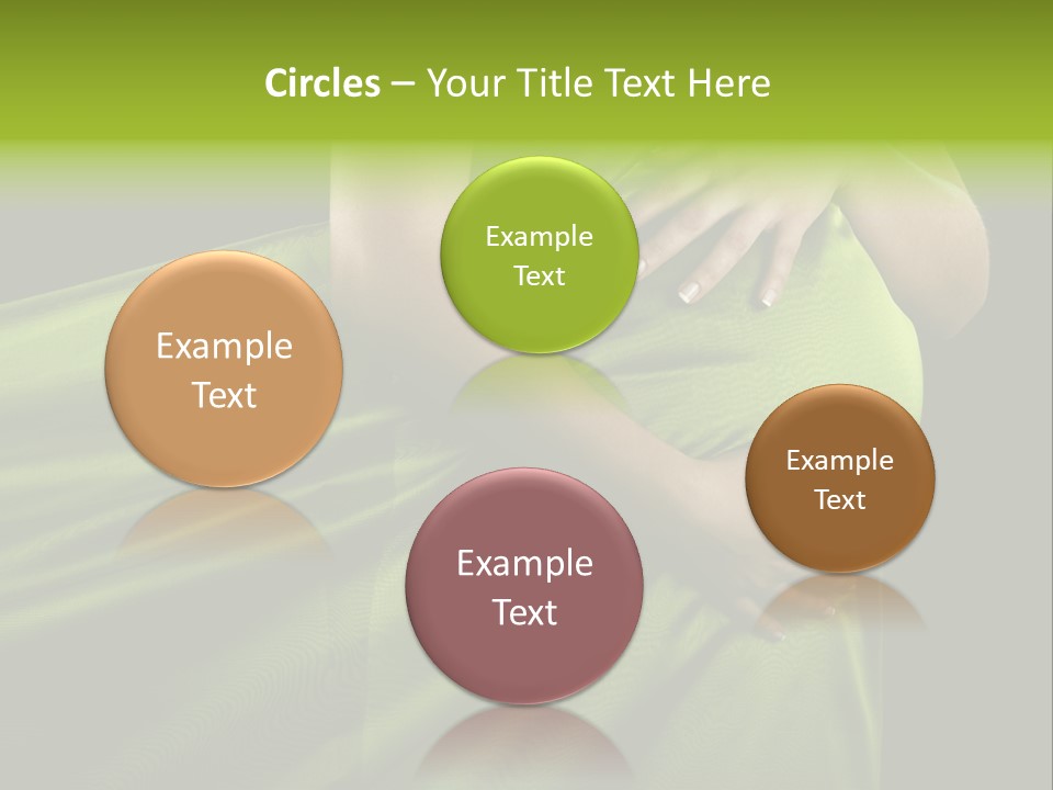 Pregnant Mother White PowerPoint Template