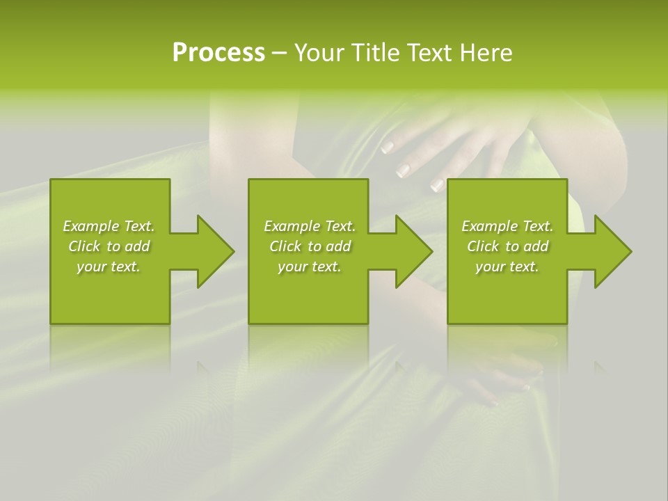 Pregnant Mother White PowerPoint Template