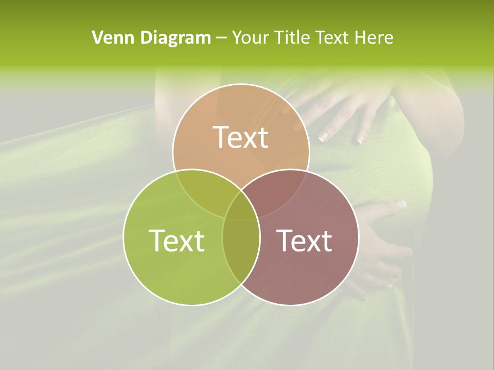 Pregnant Mother White PowerPoint Template