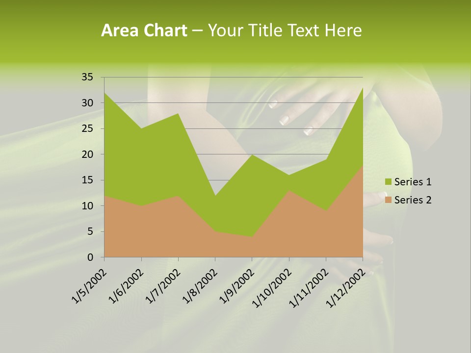 Pregnant Mother White PowerPoint Template