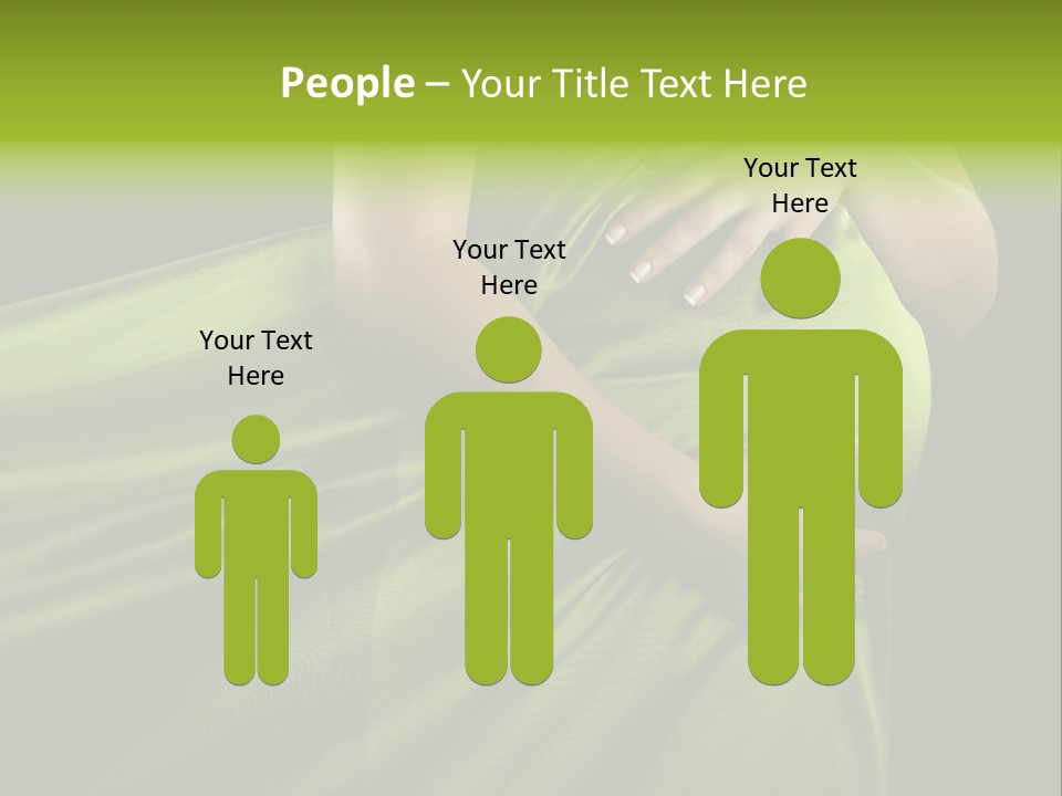 Pregnant Mother White PowerPoint Template