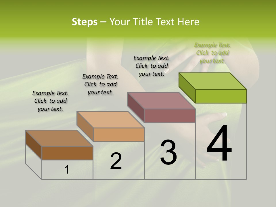 Pregnant Mother White PowerPoint Template