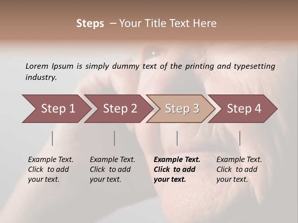 Retiring Horizontal Pension PowerPoint Template