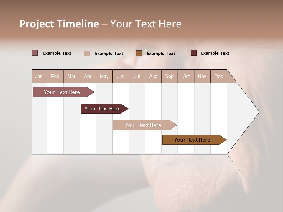 Retiring Horizontal Pension PowerPoint Template