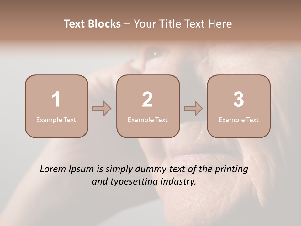 Retiring Horizontal Pension PowerPoint Template