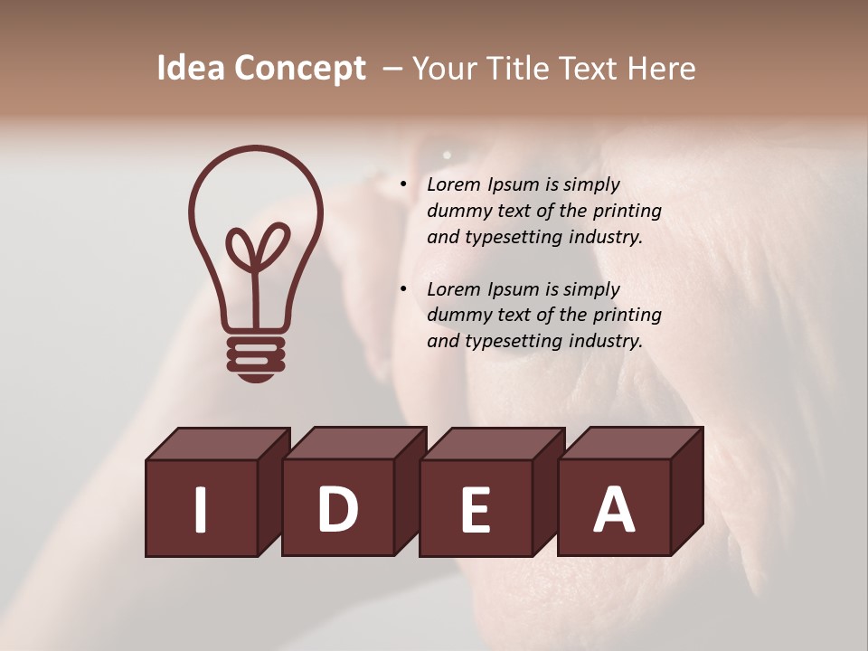 Retiring Horizontal Pension PowerPoint Template