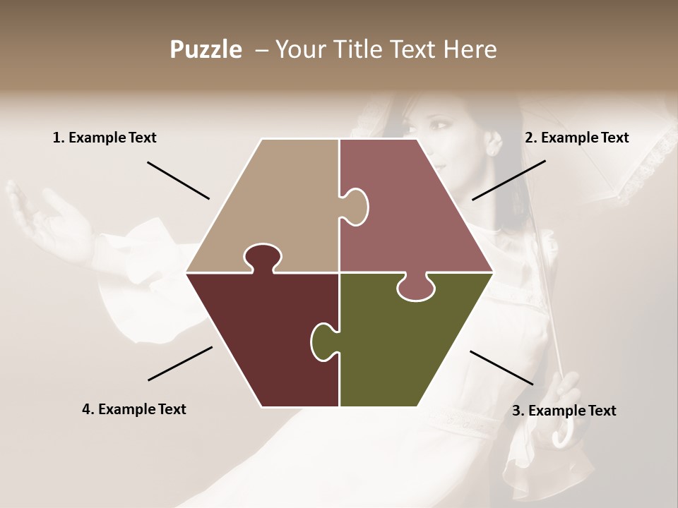 Wedding Bride Beauty PowerPoint Template