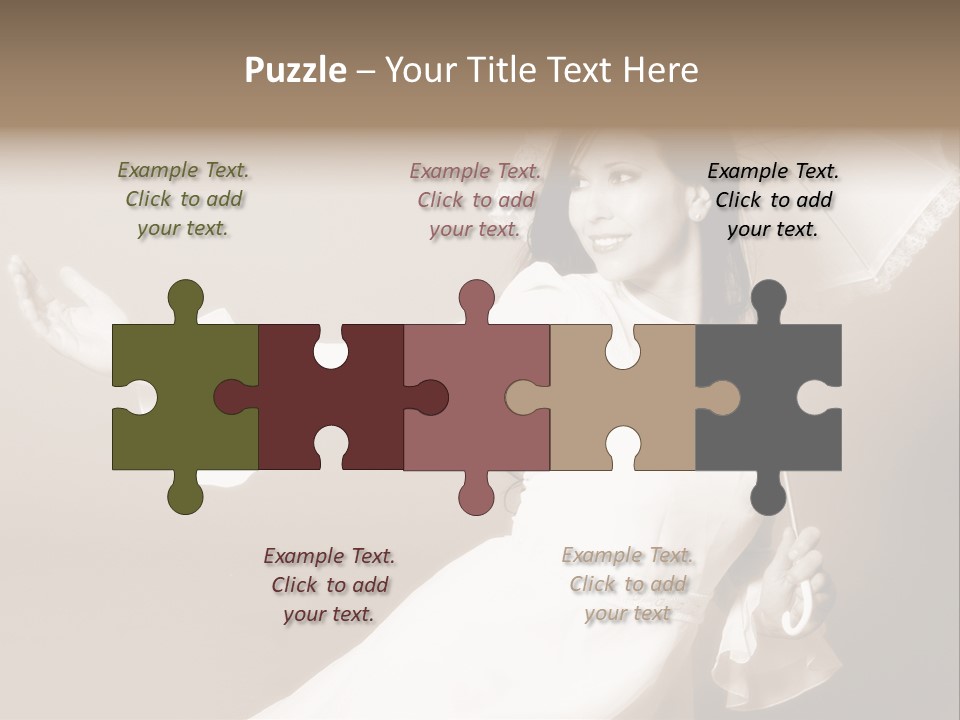 Wedding Bride Beauty PowerPoint Template