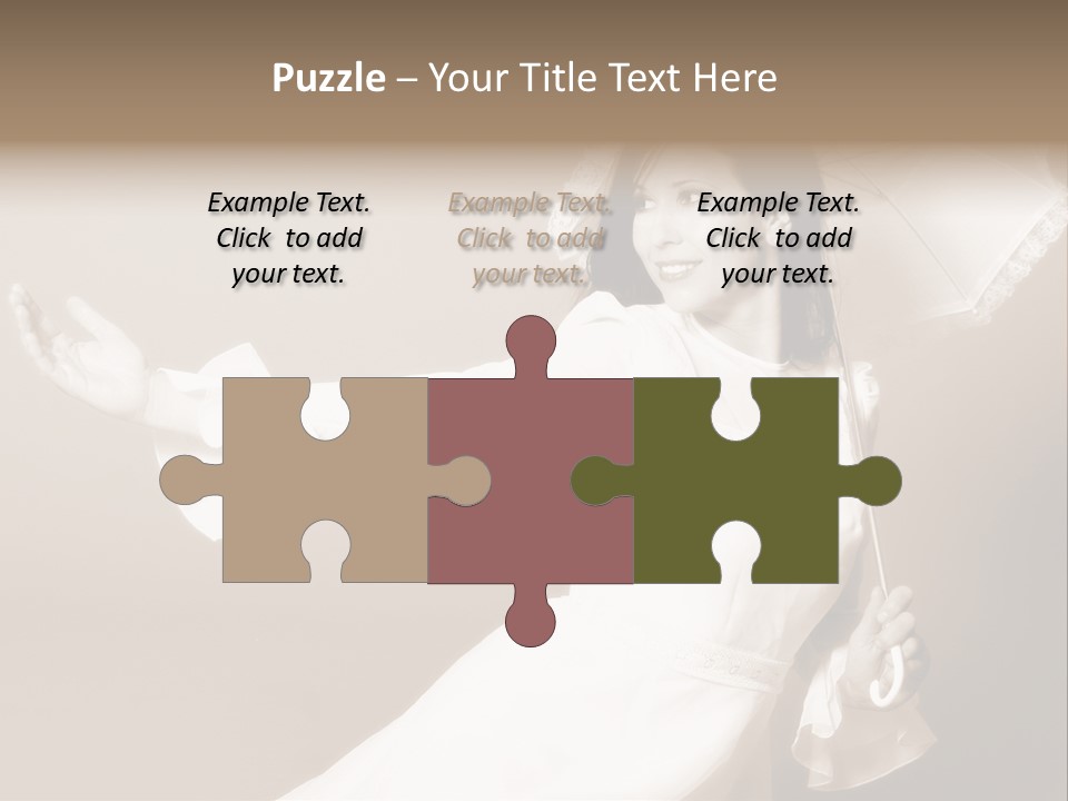 Wedding Bride Beauty PowerPoint Template