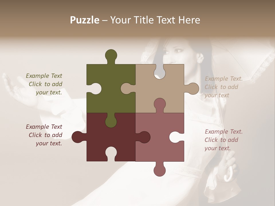 Wedding Bride Beauty PowerPoint Template