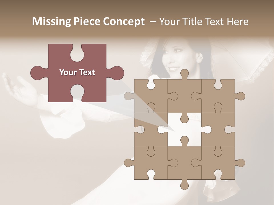 Wedding Bride Beauty PowerPoint Template