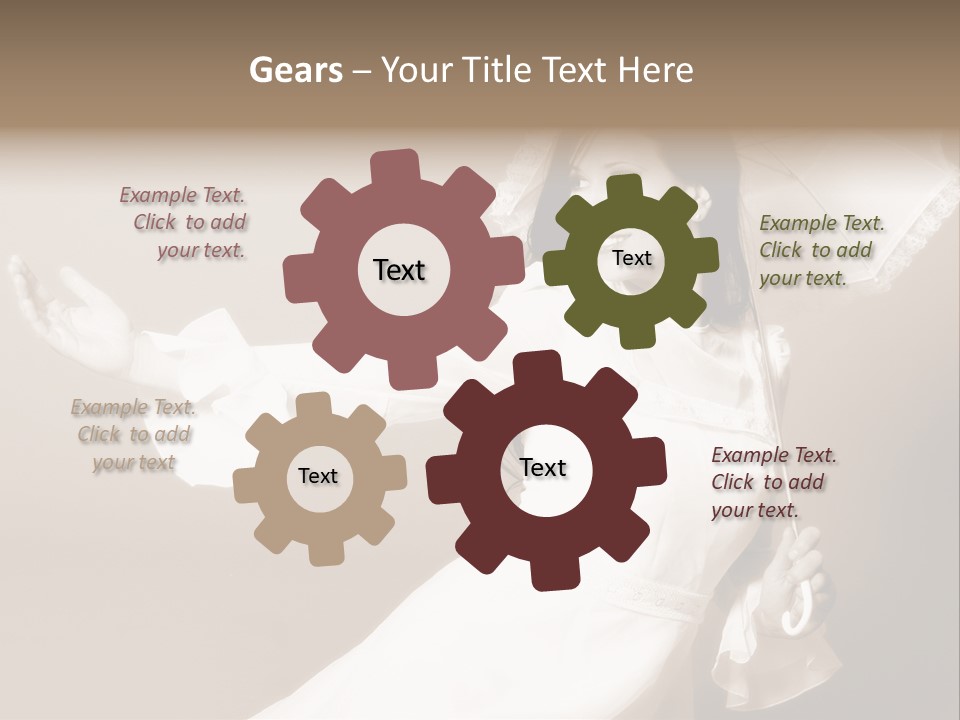 Wedding Bride Beauty PowerPoint Template