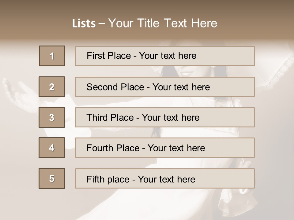 Wedding Bride Beauty PowerPoint Template