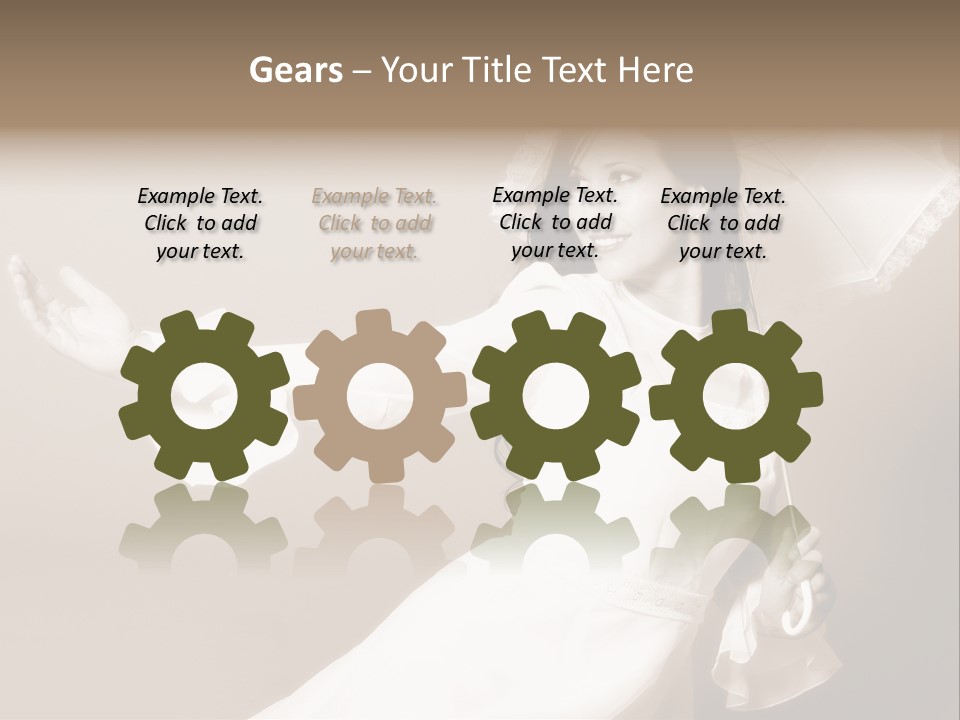 Wedding Bride Beauty PowerPoint Template