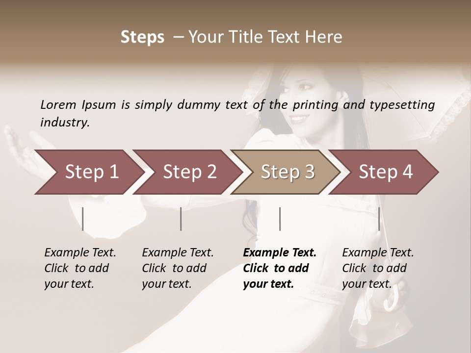 Wedding Bride Beauty PowerPoint Template