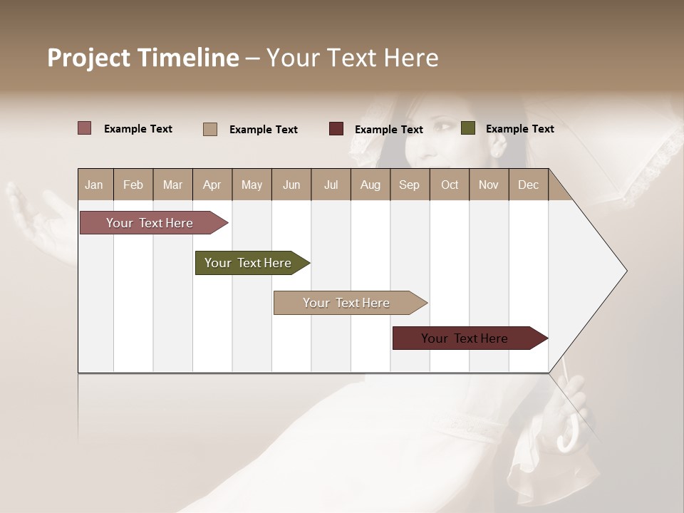 Wedding Bride Beauty PowerPoint Template