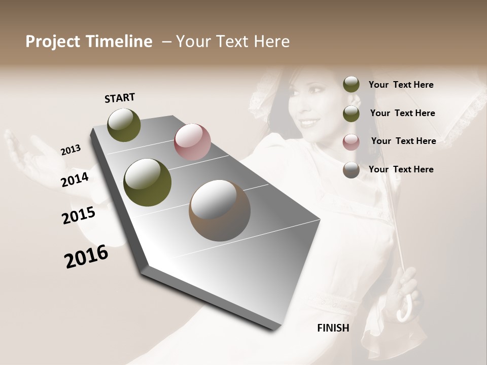 Wedding Bride Beauty PowerPoint Template