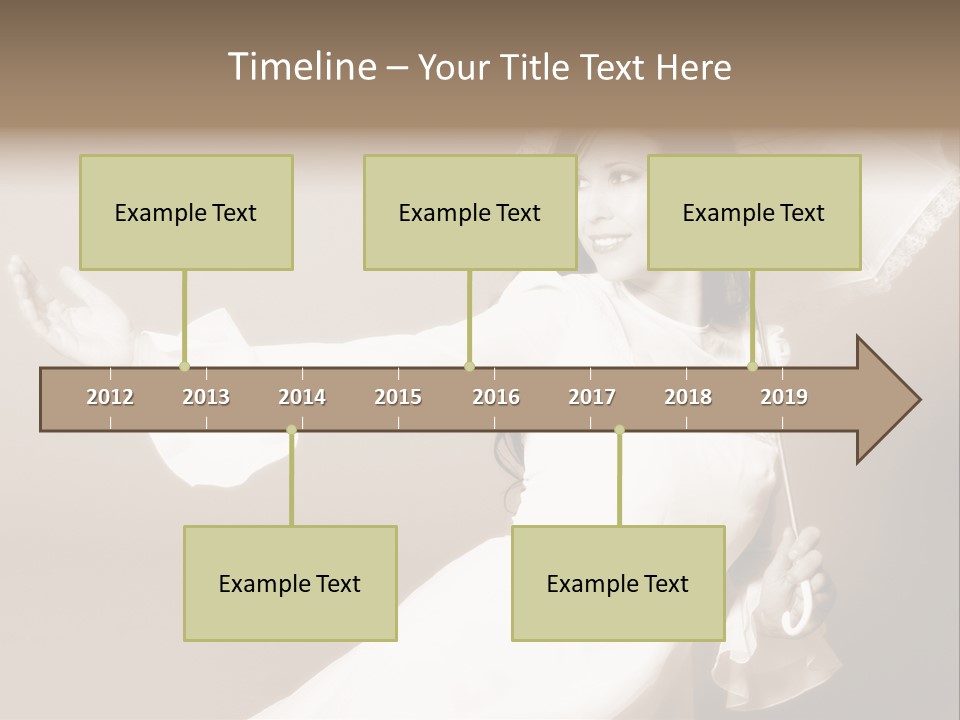 Wedding Bride Beauty PowerPoint Template