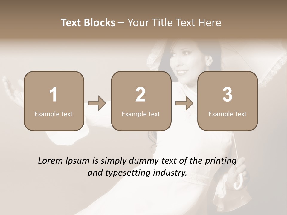 Wedding Bride Beauty PowerPoint Template