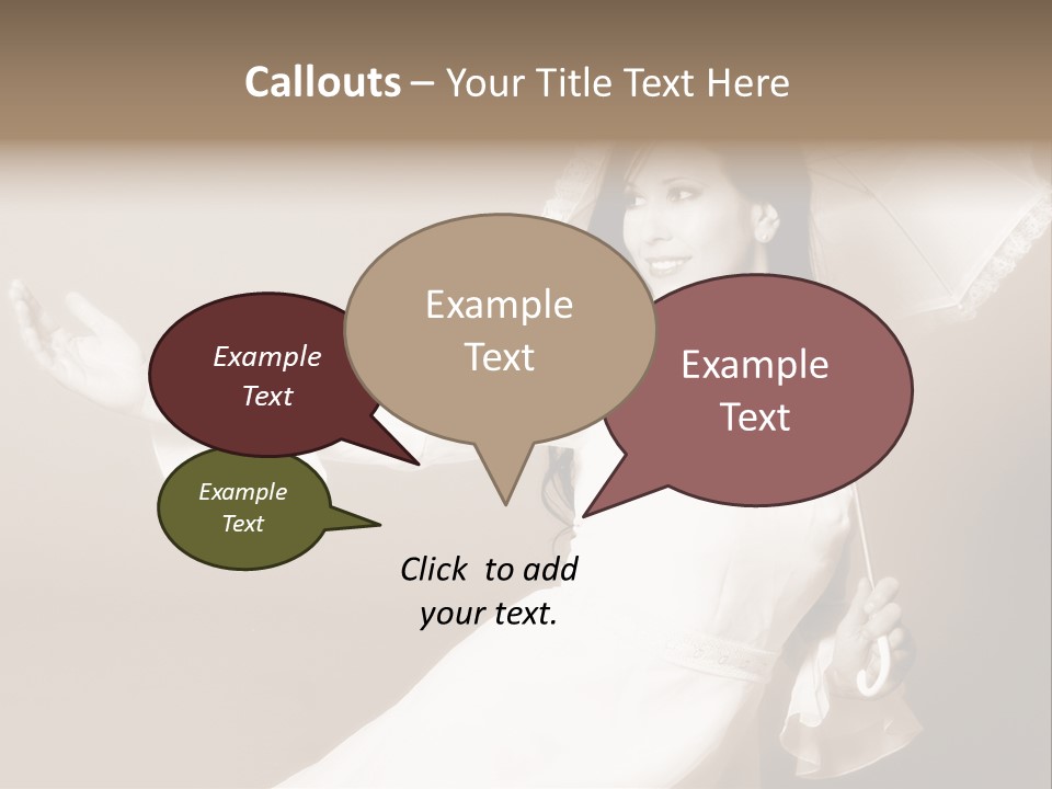 Wedding Bride Beauty PowerPoint Template