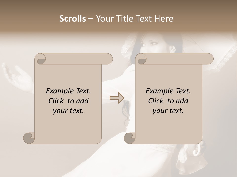 Wedding Bride Beauty PowerPoint Template