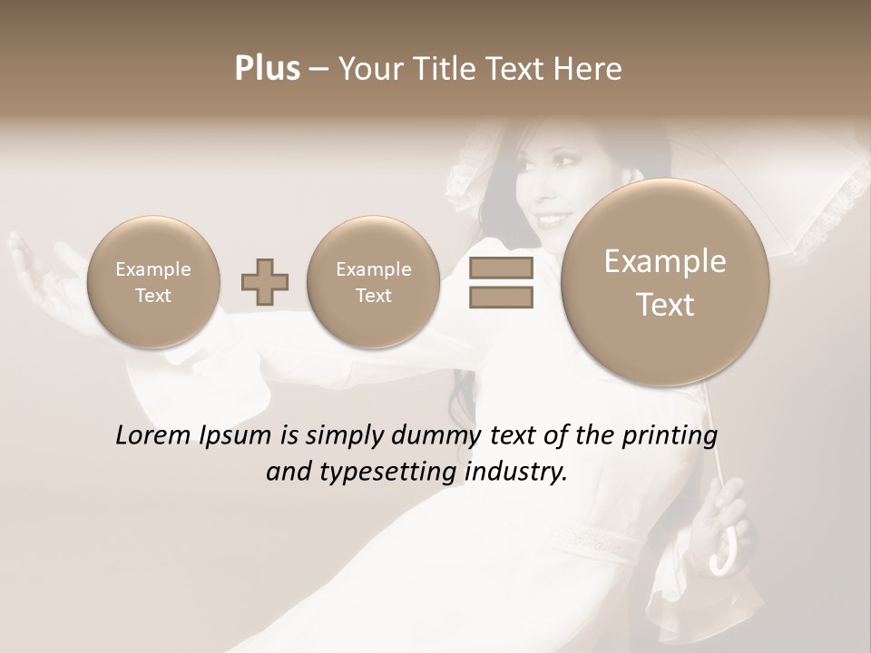 Wedding Bride Beauty PowerPoint Template