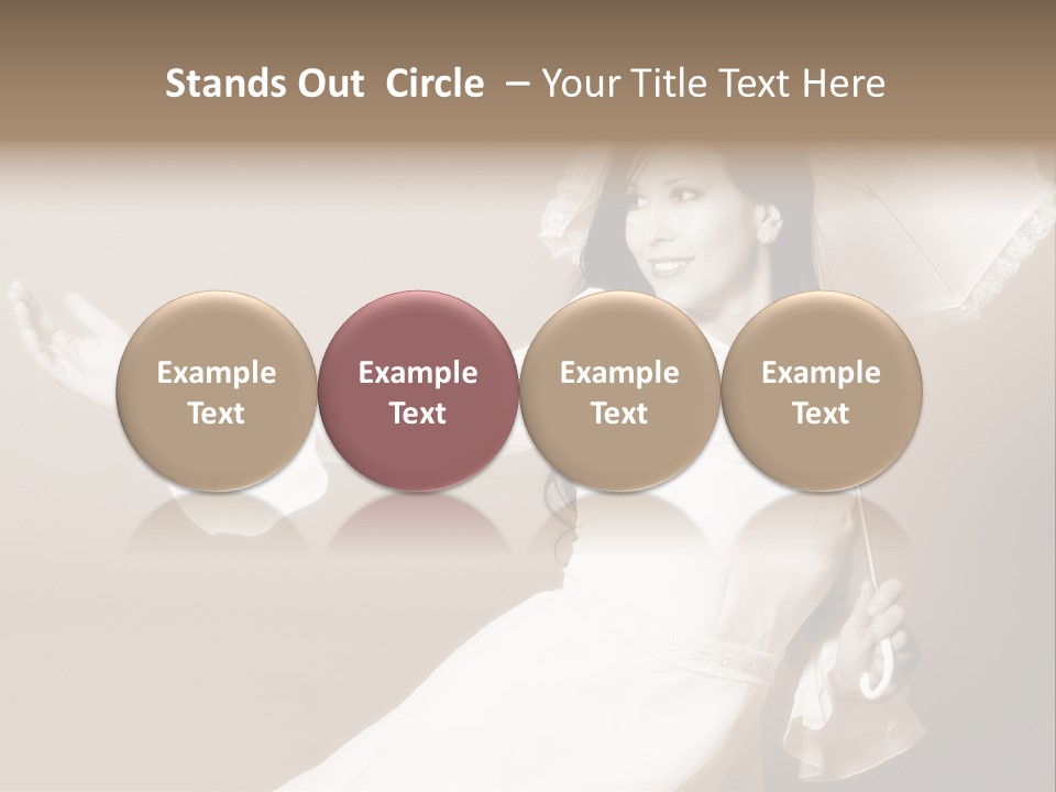 Wedding Bride Beauty PowerPoint Template