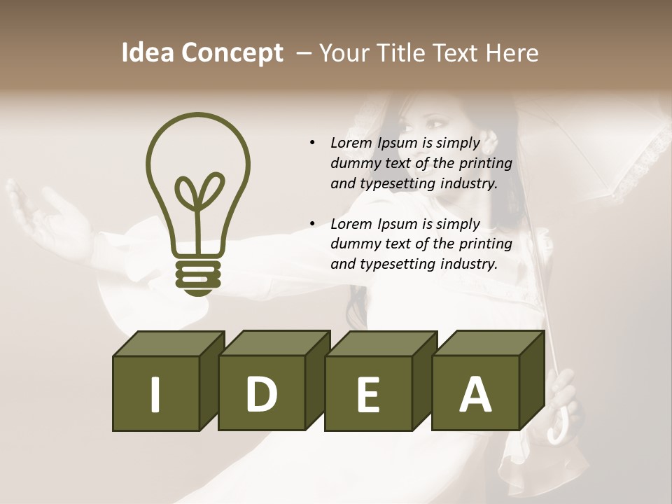 Wedding Bride Beauty PowerPoint Template