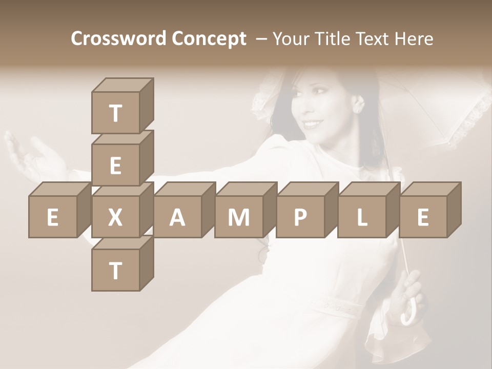 Wedding Bride Beauty PowerPoint Template